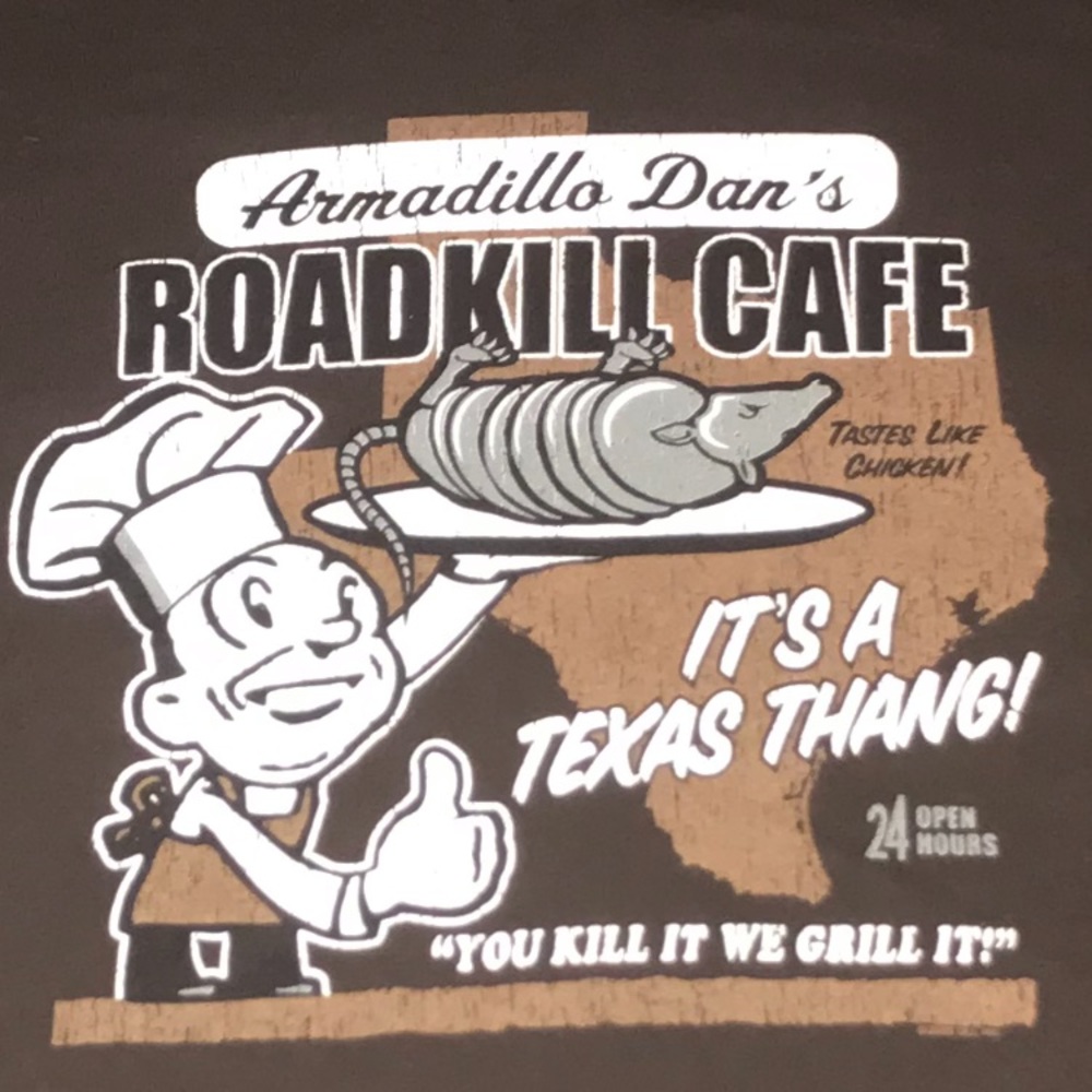 Amardillo Dan’s Roadkill Cafe T-Shirt, Small